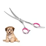 Haustier Hundepflege Schere,Hochleistungs Titan Beschichtetes Edelstahl Hundesalon Trimmer...