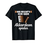 Akkordeonspieler Akkordeonist Handharmonika Musik Akkordeon T-Shirt