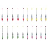 Yangyou 20 Stück 4-Farben-Nachfüllkugelschreiber mit Perlen für Schüler, Schreibwaren,...