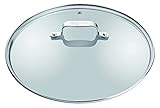 Jamie Oliver by Tefal B89987 Glasdeckel | 28 cm | Mit Edelstahlrand | Dampfauslassventil |...