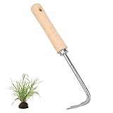 Unkrautstecher Weeder, Edelstahl Garten Manueller, Klein Jäten Werkzeug Unkrautjäter mit...