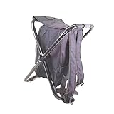 chiwanji Faltbare Rucksack-Stühle, Leichter Campingstuhl, Angelsitz, bequemer...