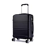 KONO Handgepäck Koffer Trolleys 55cm Leicht Hartschalenkoffer Reisekoffer mit 4 Rollen...