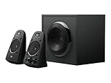 Logitech Z623 Lautsprecher-System mit Subwoofer, Satter Bass, 400 Watt Spitzenleistung,...