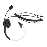 Changor RJ9-Headset, Plug-and-Play-Lautstärkeregelung Ergonomisches Computer-Headset mit...