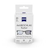 ZEISS AntiBeschlag Tücher 20 Stück für einen lang anhaltenden Beschlagschutz schon...