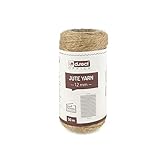 D.RECT 50m Jute-Schnur Natur Braun Jute-Kordel | Packschnur Geschenk-Band Bastelschnur...