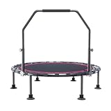 40-Zoll-Rebounder-Trampolin mit verstellbarem Schaumstoffgriff, Fitness-Innenwippe, Dicke...