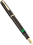 Pelikan 983064 Kolbenfüllhalter Classic M 200 vergoldete Edelstahlfeder Federbreite M, 1...