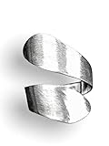 MadamLili - Echtsilber Ring Damen Offen Breit - 925 Sterlingsilber -...