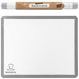 Backefix 40x30 cm Original Backfolie wiederverwendbar Silikon Backmatte BPA frei...