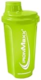 IronMaxx Eiweiß Shaker mit Drehverschluss, Lime, 700 ml (1er Pack)