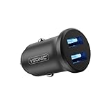 YSONIC USB-Autoladegerät für USB-kompatible Geräte wie Handy, Smartphone -...