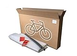 Komplettset Fahrradverpackung für DHL-Versand Karton 1600x200x800mm