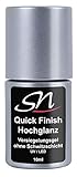 SN Nageldesign Quick Finish Hochglanz Versiegelungsgel ohne Schwitzschicht High Gloss UV &...