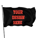 Personalisierte Flagge 3x5 ft Drucken Sie Ihr eigenes Logo Image Design Text...