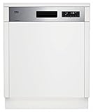 Beko DSN6634FX2 Einbau-Geschirrspüler 60 cm teilintegriert, für 14 Maßgedecke, 3...