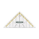 Linex 2632 Geo-Dreieck aus Kunststoff, mit Griff, 30 cm, Winkelmesser,...