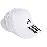 adidas Unisex Bball 3s Cap Ct Baseball Kappe, White/Black/Black, Einheitsgröße EU