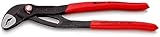 KNIPEX Cobra QuickSet, Wasserpumpenzange | Rohrzange, Chrom-Vanadium, atramentiert, 250...