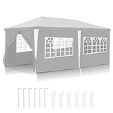 Ansobea Pavillon 3x6 m Partyzelt Wasserdicht Gartenzelt 100g/m² Bierzelt...