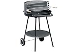 Rundgrill KYNAST EL Toro grau/schwarz Holzkohle Grill