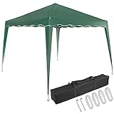 Casaria Pavillon Pop-Up 3x3m Farbauswahl UV-Schutz 50+ inkl. Tasche wasserdicht...