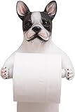 Niedlicher Toilettenpapierhalter, Simulation eines Hunde-Toilettenpapierhalters an der...