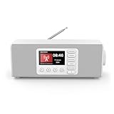 Hama Digitalradio mit Wecker (DAB Radio mit großem Display, Küchenradio, DAB+,...