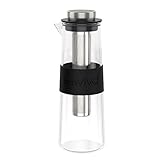 bonVIVO Cold Brew Coffee Maker - Kaffeebereiter mit Glaskaraffe aus Borosilikatglas und...