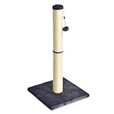 Amazon Basics Mittelgroßer Katzen-Kratzbaum, 40.01 x 40.01 x 80.01 cm, Grau