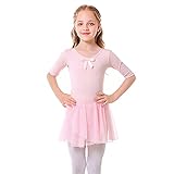 Bezioner Ballettkleidung Mädchen Tanzkleid Kinder Baumwolle Balletttrikot Ballettkleid...