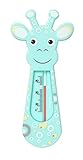 BabyOne Schwimmendes Badethermometer, Design: Giraffe, babysicher, Analog