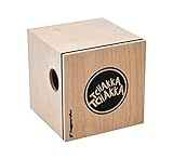 VOLT KazooJon Würfel Mini Cajon Bongo Kazoo Holz Schlagwerk Instrument (12 x 12 x 12 cm,...