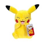 Pokémon PKW3080-20cm Plüsch - Pikachu, offizielles Plüsch