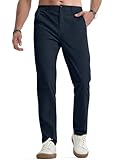 Elegancity Herren Chinohose Blau Stretch Freizeithose Regular Fit Stoffhose...