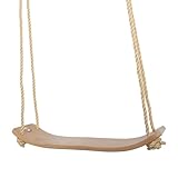 Brettschaukel Holzschaukel Swing Kinderschaukel aus Holz höhenverstellbar 50 kg Tragkraft...