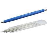 WITTKOWARE 2mm Glasfaser-Radierstift mit hochwertigem Profi-Klemmhalter und 12...