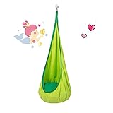 Hängehöhle Kinder, robuster Stoff, Indoor und Outdoor, 140x55cm, bis 80kg, Hängesack...