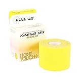Kinesio Tex Gold Light Touch Kinesiologie-Tape: 2 in. x 16.5 ft. (Pastellgelb)