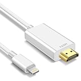 [MFi-zertifiziert] Lightning-auf-HDMI-Kabel für iPhone zu TV, iPhone zu HDMI-Adapter,...