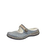 Rieker Damen 46391 Clogs, Blau Jeans 14, 40 EU