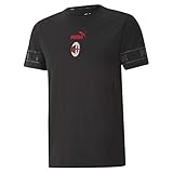 PUMA Herren ACM ftblCulture Tee II T-Shirt, Black-Tango Red, M