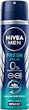 NIVEA MEN Fresh Ocean Deo Spray, Deo ohne Aluminium (ACH) mit 48h Schutz, Deodorant mit...