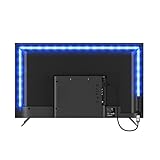 LED Strip 2m, Bluetooth USB Led Beleuchtung Hintergrundbeleuchtung für 40 bis 60 Zoll...