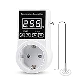 Thermostat Steckdosen Digital Temperaturregler: Heizungsthermostat mit NTC-Sonde...