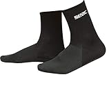 Seac Unisex-Erwachsene Standard 2.5 mm Neopren Tauchsocken, Schwarz, M