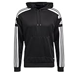 adidas Herren Squadra 21 Hoodie Kapuzenpullover, Black/White, L EU