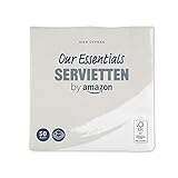 by Amazon Servietten 3-lagig, 1x50, Weiß