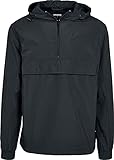 Urban Classics Herren Basic Pull Over Jacket Jacke, Schwarz, XL EU